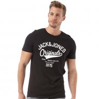 Мъжка Тениска - Jack and Jones; размер: L, снимка 1 - Тениски - 33351342