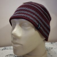 Зимна плетена шапка с полар 10122, снимка 1 - Шапки - 43750791