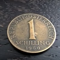 Монета - Австрия - 1 шилинг | 1960г., снимка 1 - Нумизматика и бонистика - 28046744