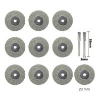 5 бр. Диамантени дискове Ф 20 мм , + накрайник за дремел Dremel винтоверт диамантен диск, снимка 2 - Други инструменти - 43035820