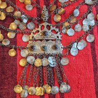 Стар възрожденски сребърен накит,нагръдник, снимка 2 - Антикварни и старинни предмети - 33472155