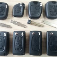 Ключ кутийка дистанционно Пежо/Peugeot Ситроен /Citroen