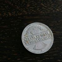 Райх монета - Германия - 50 пфенига | 1922г.; серия А, снимка 2 - Нумизматика и бонистика - 26480604