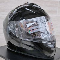 Каска за мотоциклет SHIDO Integral (вградени слънчеви очила), снимка 1 - Аксесоари и консумативи - 43804234