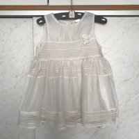 Бяла рокля,86 рр, снимка 3 - Бебешки рокли - 36906550
