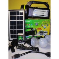 Соларна Система GD Light GD-2000A, Bt Fm, Фенер, Power Bank, 3 LED лампи, снимка 3 - Други - 43092431