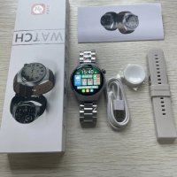 SmartWatch 2023 Водоустойчив Huawei Xiaomi NFC  GT4 Pro AMOLED HD екран, снимка 1 - Мъжки - 42454390