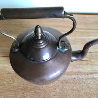 Античен меден чайник, внос от Англия , снимка 3 - Антикварни и старинни предмети - 43408084