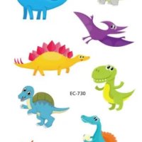 Водоустойчиви детски татуировки с динозаври EC-731, снимка 7 - Други - 43393968