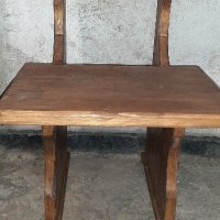 Масивни дървени столове., снимка 2 - Столове - 43075262