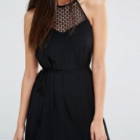 NEW LOOK Дамска рокля, нова, с етикет , черна, снимка 3 - Рокли - 28776667