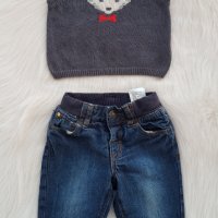 Пуловер без ръкав 4-6 месеца, снимка 4 - Панталони и долнища за бебе - 39225533