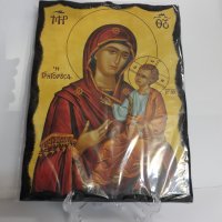 Голяма икона на Пресвета Майка Богородица Закрилница - Модел В - ръчна изработка ., снимка 7 - Икони - 37628772