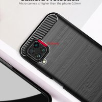 Huawei P40 lite карбон силиконов гръб / кейс, снимка 6 - Стъкла за телефони - 28799235