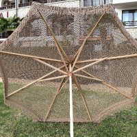 Плетени чадъри тип макраме за градина, плаж, ресторант или бийч бар, снимка 11 - Градински мебели, декорация  - 43956841