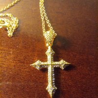 Колие с кръст, снимка 6 - Колиета, медальони, синджири - 39352172