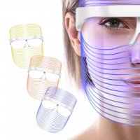Козметична Фотонна LED маска за лице терапия за бръчки акне пори фотон, снимка 9 - Козметични уреди - 37602229