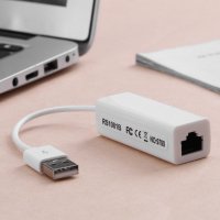 USB лан карта / USB 2.0 към RJ45 / 10/100Mbps / Lan card, снимка 4 - Други - 40192408