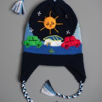 Автентична перуанска детска шапка Chullo от 2 до 8 години, различни цветове, снимка 4 - Шапки, шалове и ръкавици - 43237640