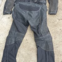 Мото екипировка панталон с яке кожа с текстил , снимка 1 - Аксесоари и консумативи - 39842808