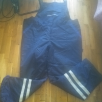 Работни панталони нови маркови с презрамки-светлоотразители  ватирани размер ХХХЛ, снимка 1 - Панталони - 44900519