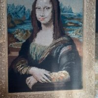 Продавам гоблен Мона Лиза, снимка 6 - Гоблени - 33141586