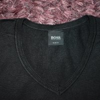 HUGO BOSS коприна / кашмир мъжка блуза Sz XL /  #00626 /, снимка 2 - Блузи - 43398883