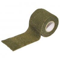 Еластична текстилна камуфлажна лента , цвят ''олив'', снимка 1 - Оборудване и аксесоари за оръжия - 32478000
