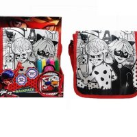 Детска чанта за оцветяване Калинката и Черния котарак, снимка 1 - Други - 43215615