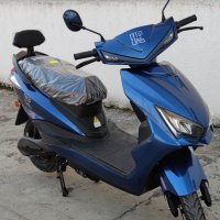 Електрически скутер с елегантен дизайн модел ZG-S в син цвят, снимка 2 - Мотоциклети и мототехника - 43966312