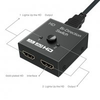 Качествен Двупосочен HDMI 1x2, 2x1 Суич / Switch 4K, HD, 3D, снимка 4 - Други - 36976664