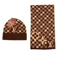 🤩Louis Vuitton стилен унисекс комплект шапка и шал🤩, снимка 12 - Шапки - 43379444