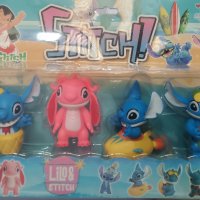 6 бр Лило и Стич Stitch големи пластмасови фигурки играчки фигурка играчка за игра и торта, снимка 1 - Фигурки - 44112825