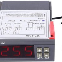 Цифров термостат със сонда STC-1000 220V, снимка 2 - Други инструменти - 43591463