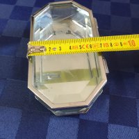 Кутия за бижута от кристално фасетно стъкло, снимка 6 - Антикварни и старинни предмети - 43593862