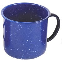 метално синъо канче за кафе , снимка 1 - Чаши - 38031591