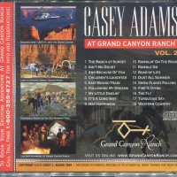 Casey Adams-At Grand canyon Ranch, снимка 2 - CD дискове - 35372226