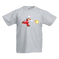 Детска тениска Супер Марио Super Mario 8, снимка 5 - Детски Блузи и туники - 33083239