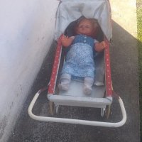 Стара българска детска количка, снимка 5 - Кукли - 32351179