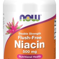 Now Niacin 500 mg, 180tab Double Strength Flush-Free, Ниацин, Витамин Б-3, Vitamin B-3, снимка 2 - Хранителни добавки - 43747949