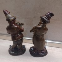  Чифт бронзови антикварни статуетки , снимка 4 - Други ценни предмети - 43270173