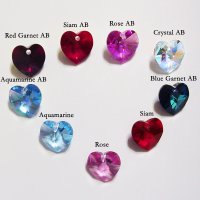 Сваровски Колие”heart''28мм. Crystals from SWAROVSKI®, снимка 15 - Колиета, медальони, синджири - 18198811