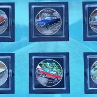Пълна колекция плакети монети Спомени на колела, снимка 4 - Нумизматика и бонистика - 33303311