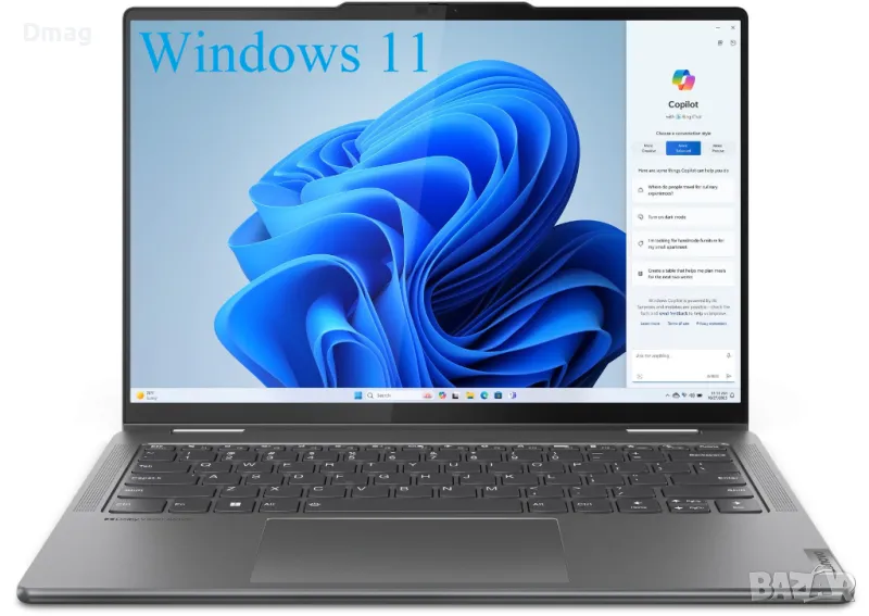 14" тъч Yoga 7 /Intel Core Ultra 5 125H/ 16GB/ 512GB SSD/Win11, снимка 1