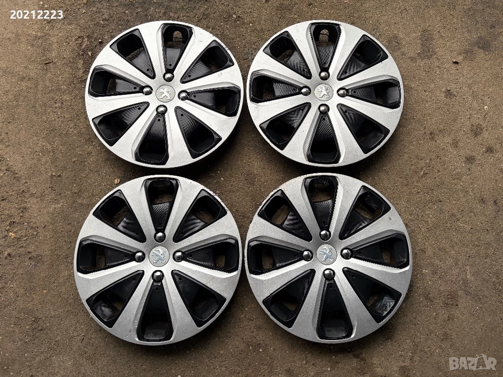 4 броя оригинални тасове за Peugeot Partner 15, снимка 1