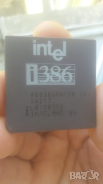 Ретро процесор Intel 386 DX 25MHz , снимка 1
