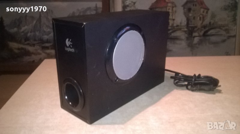 logitech S500 BLACK-subwoofer-внос швеицария, снимка 1