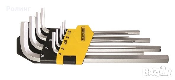 ШЕСТОГРАМИ 1.5-10MM К-Т 9БР ДЪЛГИ CR-V TMP/390118, снимка 1