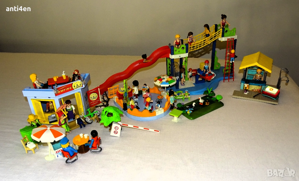 Playmobil детска площадка + къмпинг и фигурки – голям комплект, снимка 1