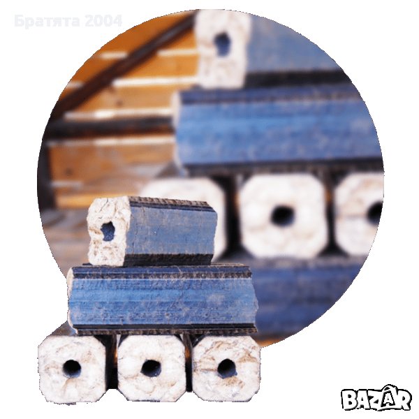 ЕкоБрикети тип КАДИ 25кг. от Братята 2004, снимка 1